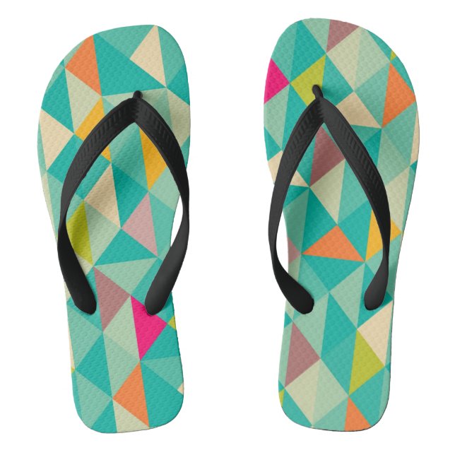 Dreieckmuster Flip Flops (Fußbett)
