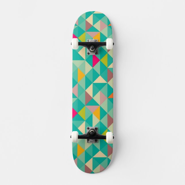 Dreieckmuster Skateboard (Vorderseite)