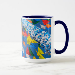 Dreiecksflaggen-Dekoration Tasse