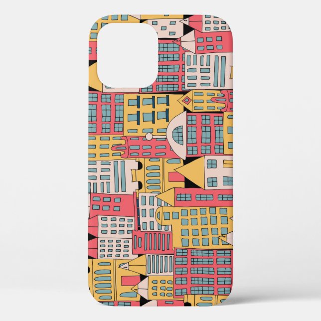 Dreiecksgeometrie: farbiger Abstrakter Hintergrund Case-Mate iPhone Hülle (Rückseite)