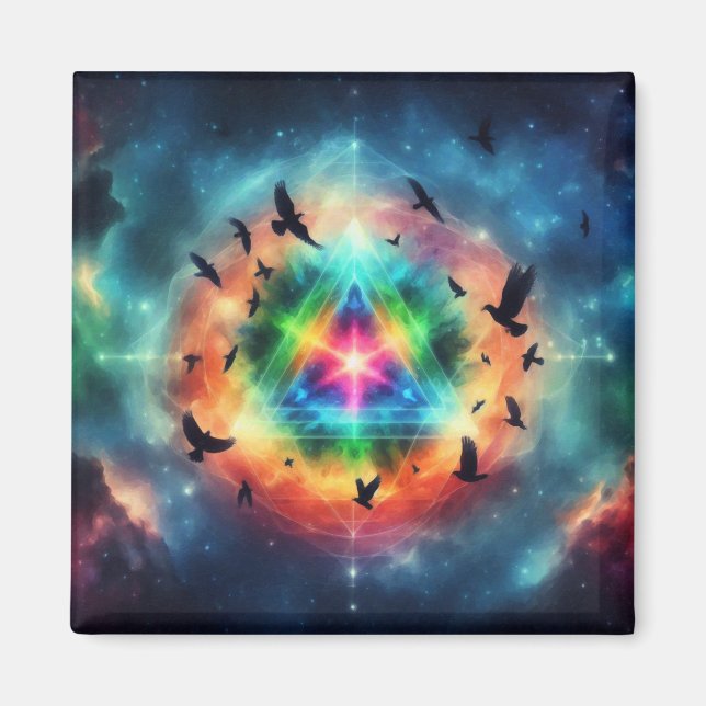 Dreieckskosmische Energie Magnet (Vorne)