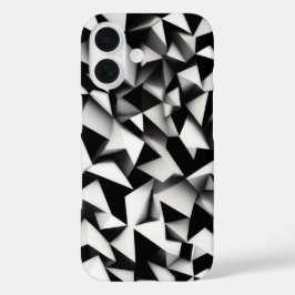Dreieckslinien-Kunst iPhone 16 Hülle