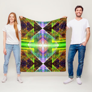 Dreiecksprisma Fleecedecke