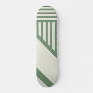 Dreiecksstreifen in Grün Skateboard