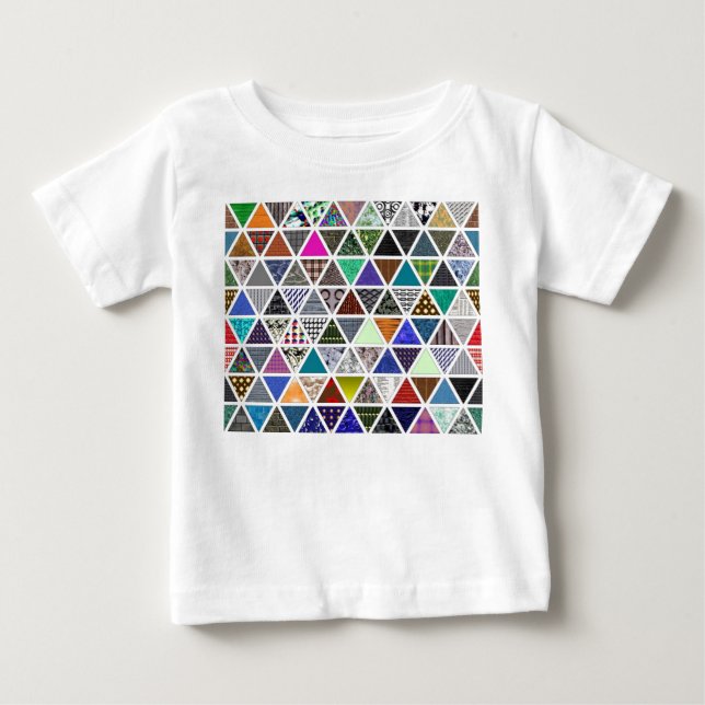 Dreieckstexturen 02 baby t-shirt (Vorderseite)
