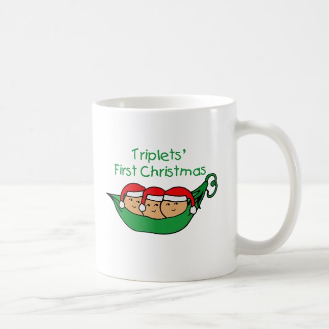 Dreiergruppe-erstes Weihnachten - Hülse (kein Kaffeetasse (Rechts)