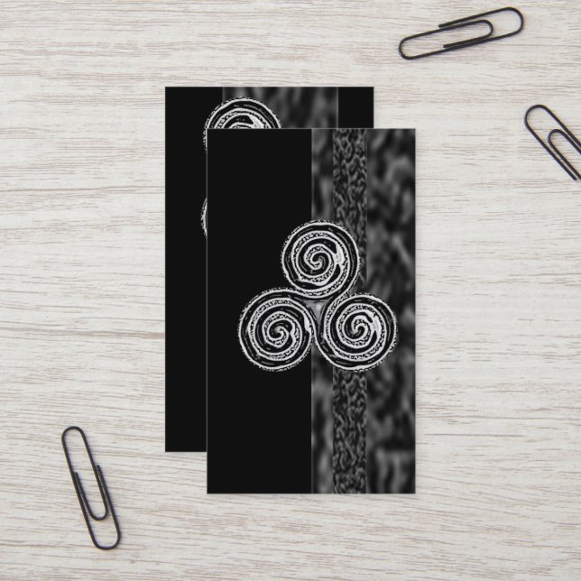 Dreierspirale~ Visitenkarte (Vorderseite/Rückseite Beispiel)