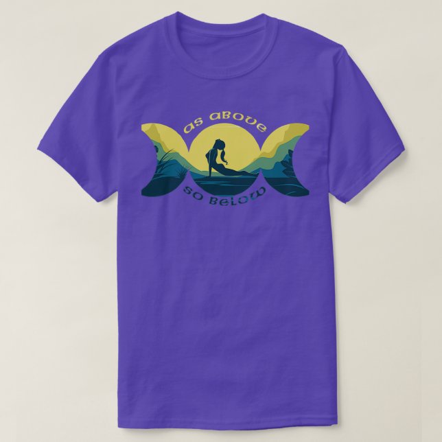dreifach Göttin wie oben so unterhalb Classic TShi T-Shirt (Design vorne)