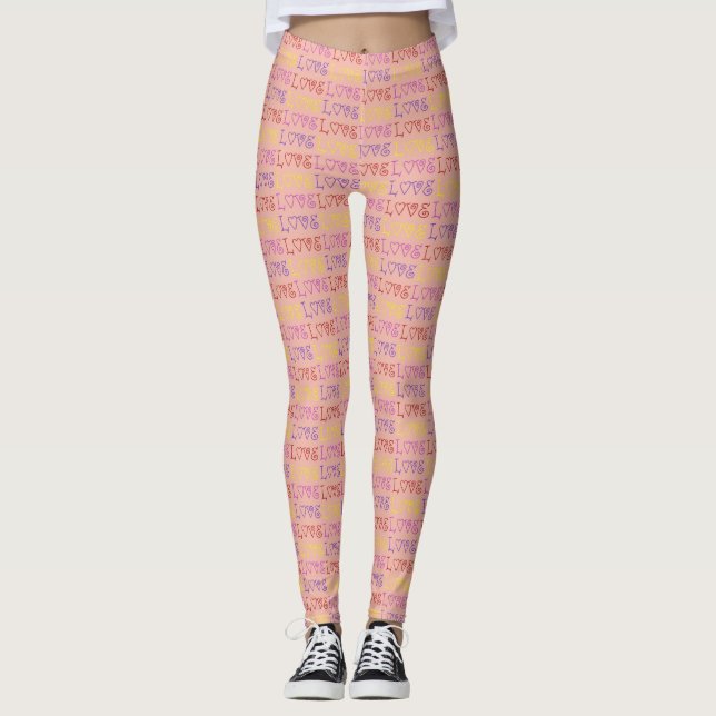 Dreifach-Liebe Leggings (Vorderseite)
