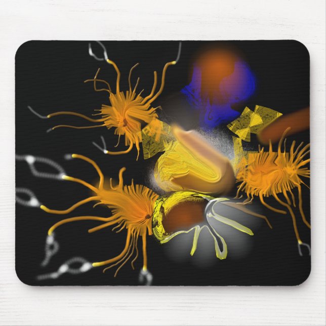 "Dreifache Exzentrizität" Mousepad (Vorne)