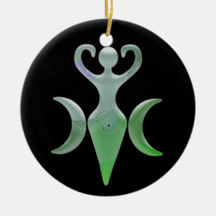 Dreifache Göttin Keramik Ornament