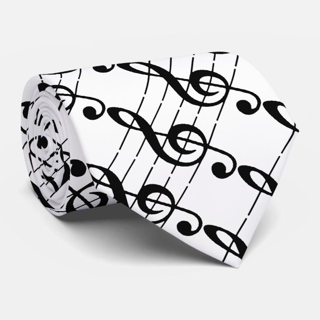 Dreifache musikalische Anmerkung Krawatte (Gerollt)