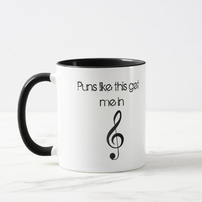 Dreifache Wortspiel-Tasse Tasse (Links)