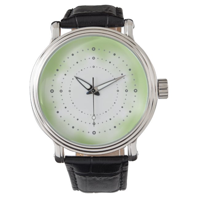Dreifache Zeitmarken Armbanduhr (Vorderseite)