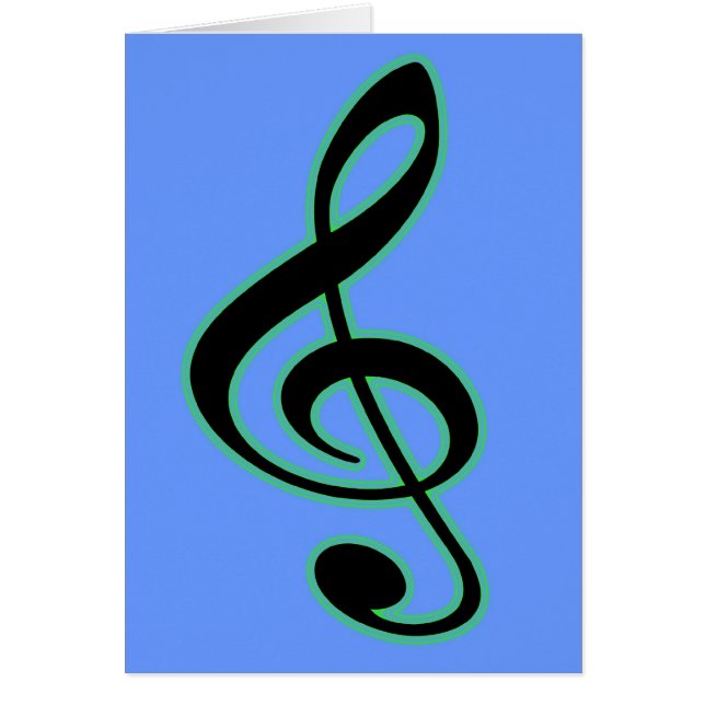 Dreifacher Clef-Karte (Vorne)