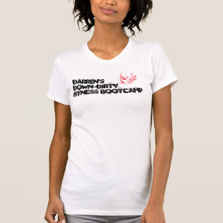 Dreifacher d-Lager-Damen-Weiß-Behälter T-Shirt