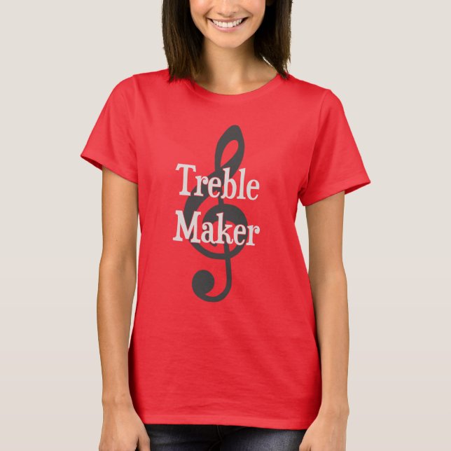 Dreifacher Herstellerclef-Musical-Unruhestifter T-Shirt (Vorderseite)