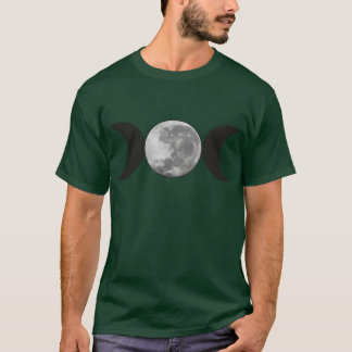 Dreifacher Mond mit Mond T-Shirt
