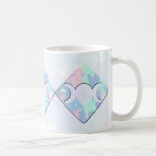 Dreifacher Mond-Opal Kaffeetasse