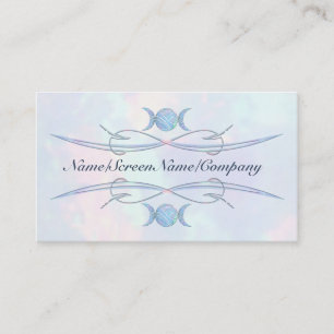 Dreifacher Mond-Opal Visitenkarte