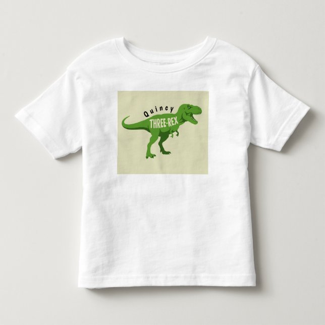 Dreifacher T - Shirt mit beliebigem Namen (Vorderseite)