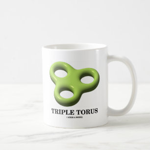 Dreifacher Torus (Topologie) Kaffeetasse