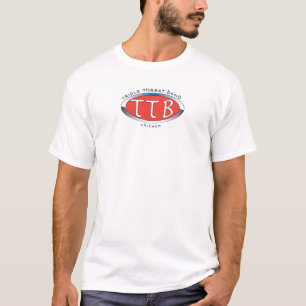 Dreifaches Drohungs-Band-Fronten-Logo T T-Shirt
