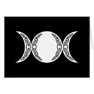 Dreifaches Göttin-Mond-Symbol