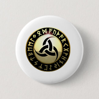 Dreifaches Horn von Odin Button