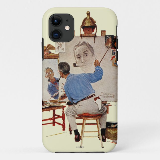 Dreifaches Selbstporträt Case-Mate iPhone Hülle (Rückseite)