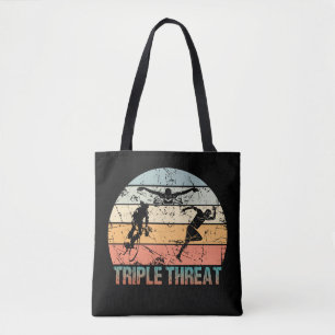 Dreifachgefahr - Triathlon Athlete Tasche