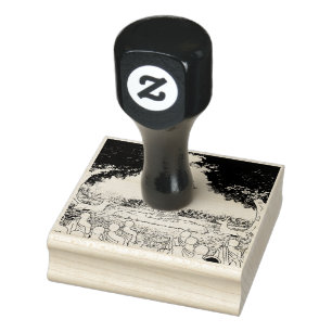 Dreifachsteine: Buddha, Dharma, Sangha Rubber Brie Gummistempel