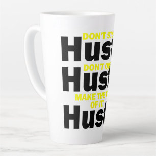 Dreifachzeit Latte-Tasse Milchtasse