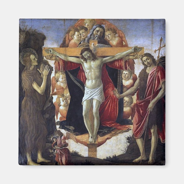 Dreifaltigkeit - Botticelli Magnet (Vorne)