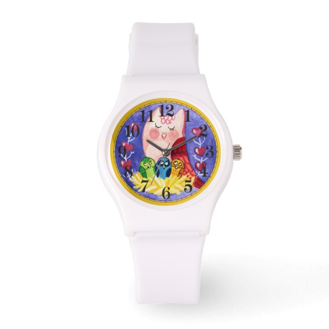 Dreifaltigkeit der Muttereule Armbanduhr (Vorderseite)