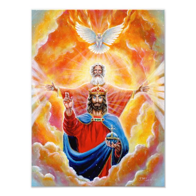 Dreifaltigkeit in Glory Print - Liebesarbeit Fotodruck (Vorne)