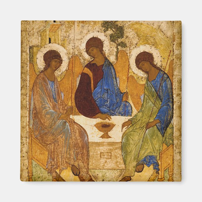Dreifaltigkeit von Andrey Rublev Magnet (Vorne)