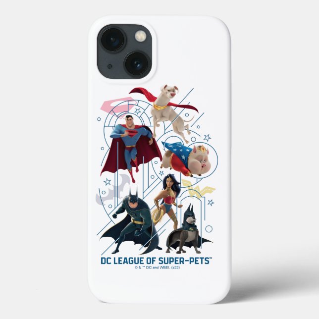 Dreifaltigkeitshelden und Super-Pets Case-Mate iPhone Hülle (Rückseite)