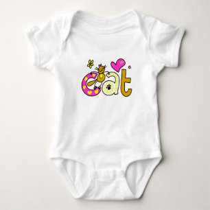 Dreifarben-Kätzchen-Baby-Body - Süße Katzen-Outfit Baby Strampler