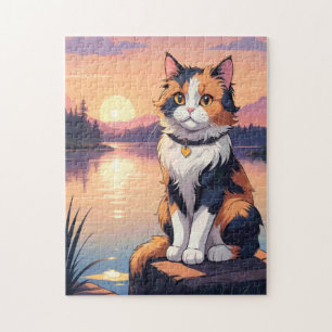 Dreifarbige Katze