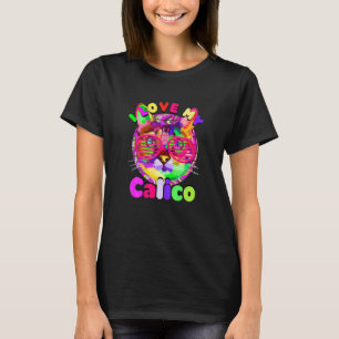 Dreifarbige Katze Mikeneko Dreifarbige Katze Kätz T-Shirt