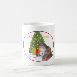 Dreifarbige Perserkatze Weihnachten Kaffeetasse
