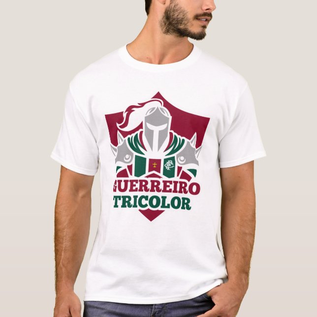 Dreifarbiger Krieger Fluminense T-Shirt (Vorderseite)