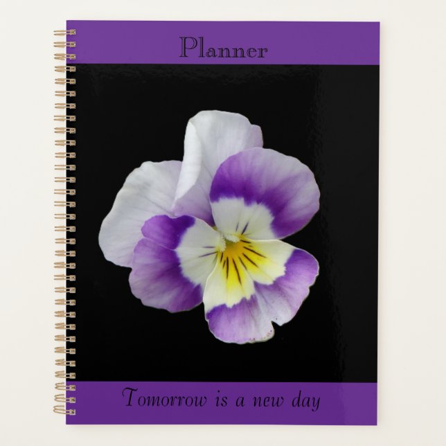 Dreifarbiger Stiefmütterchen-Planer Planer (Vorderseite)