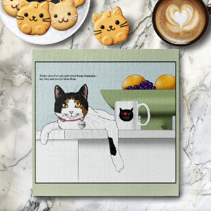 Dreifarbiges Katzengesicht Katzenküche