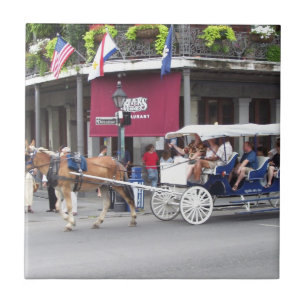 Dreifuße New Orleans Szene 1 Fliese