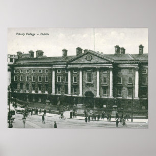 Dreiheits-Uni, Dublin Vintag Poster