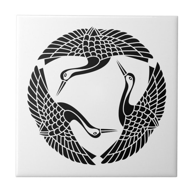 Dreikrankreis Fliese (Vorderseite)