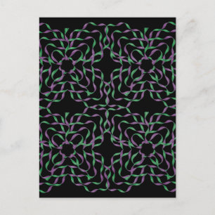 Dreimal dimensionaler Ribbons Kalender Postkarte