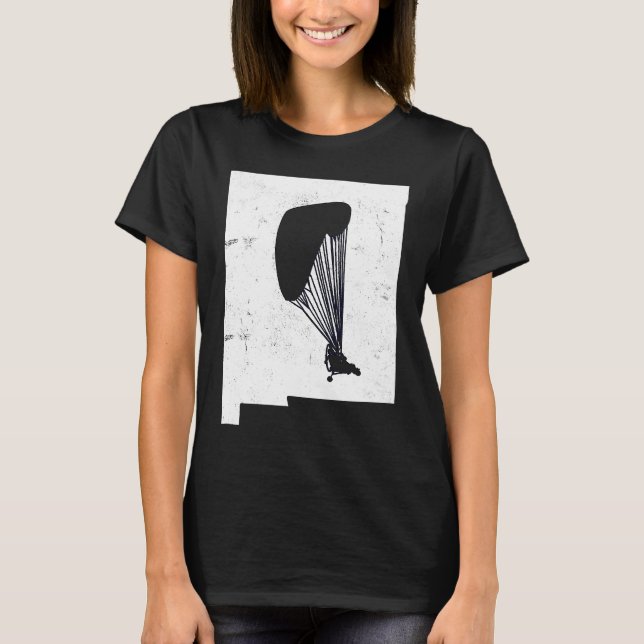 Dreirad-Motorparagleiter PPG PPC Pilot New Mexico  T-Shirt (Vorderseite)